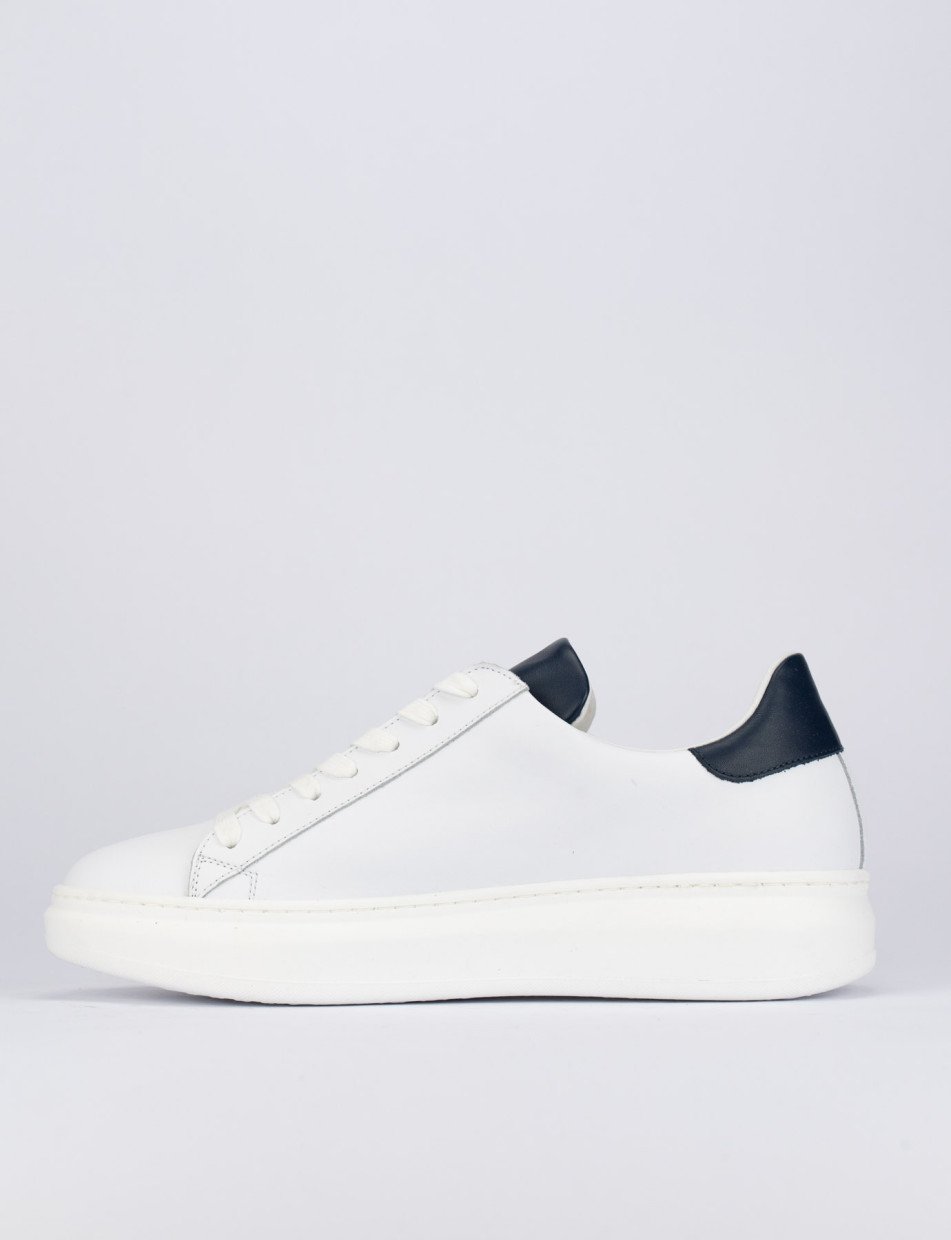 Sneakers pelle bianco