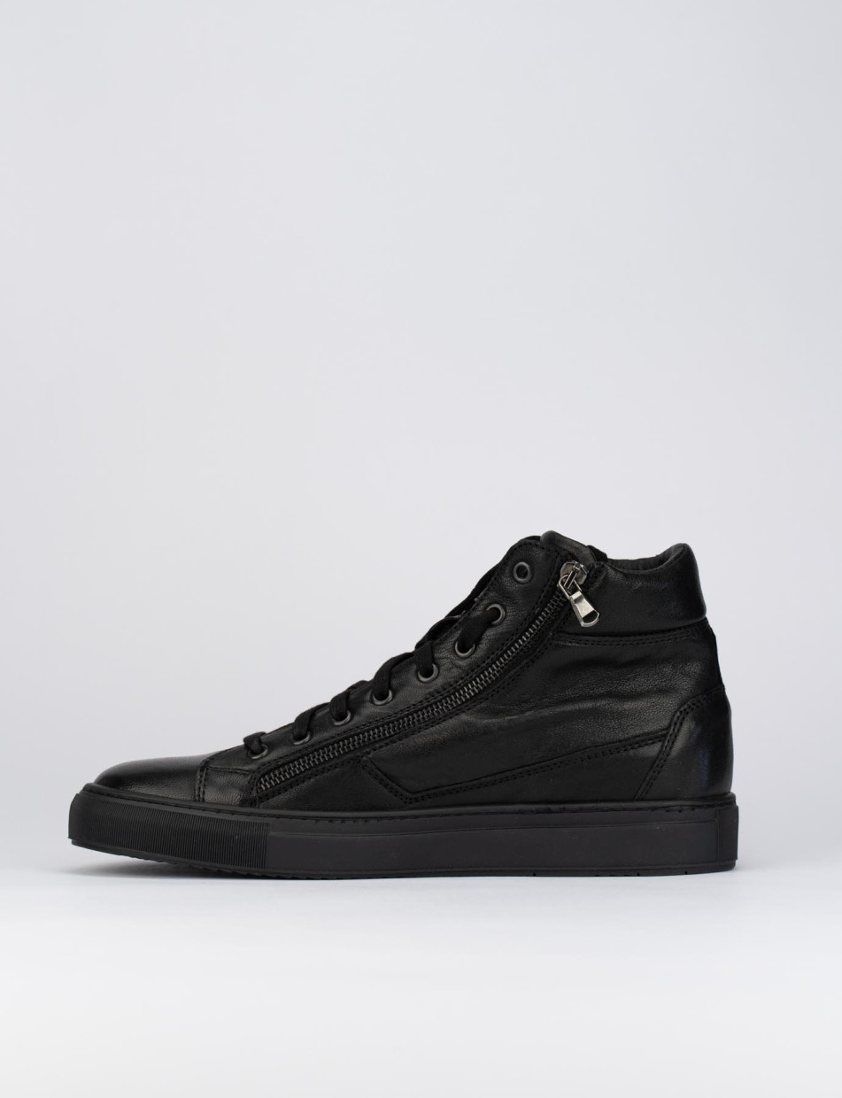 Sneakers pelle nero