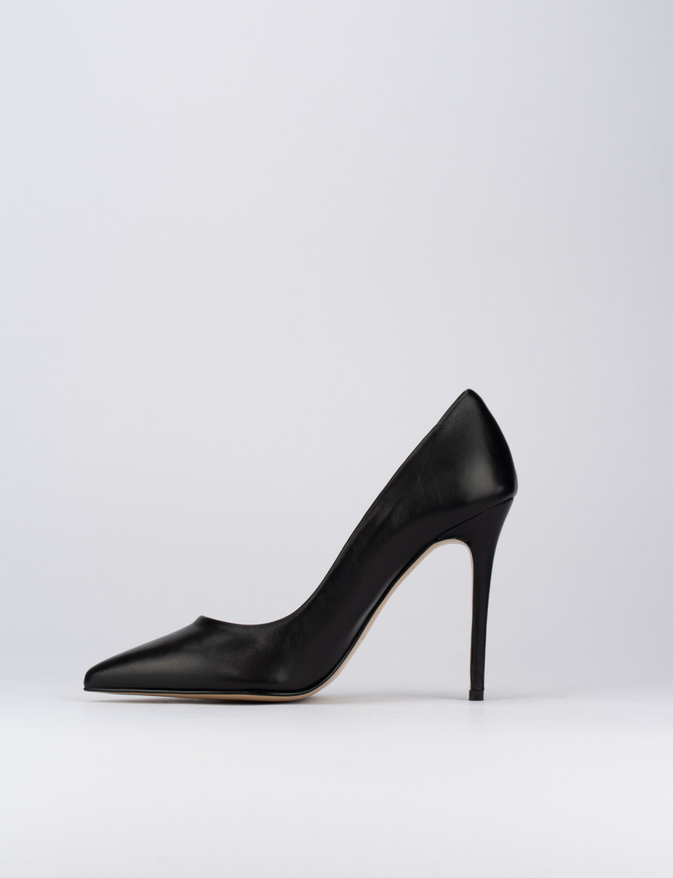 Pumps heel 11 cm black leather