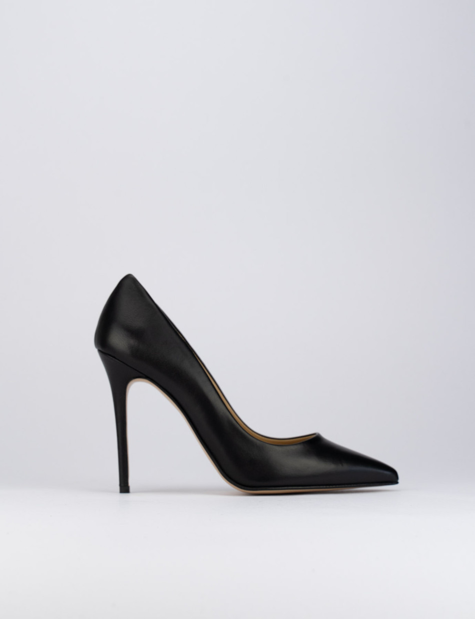 Pumps heel 11 cm black leather