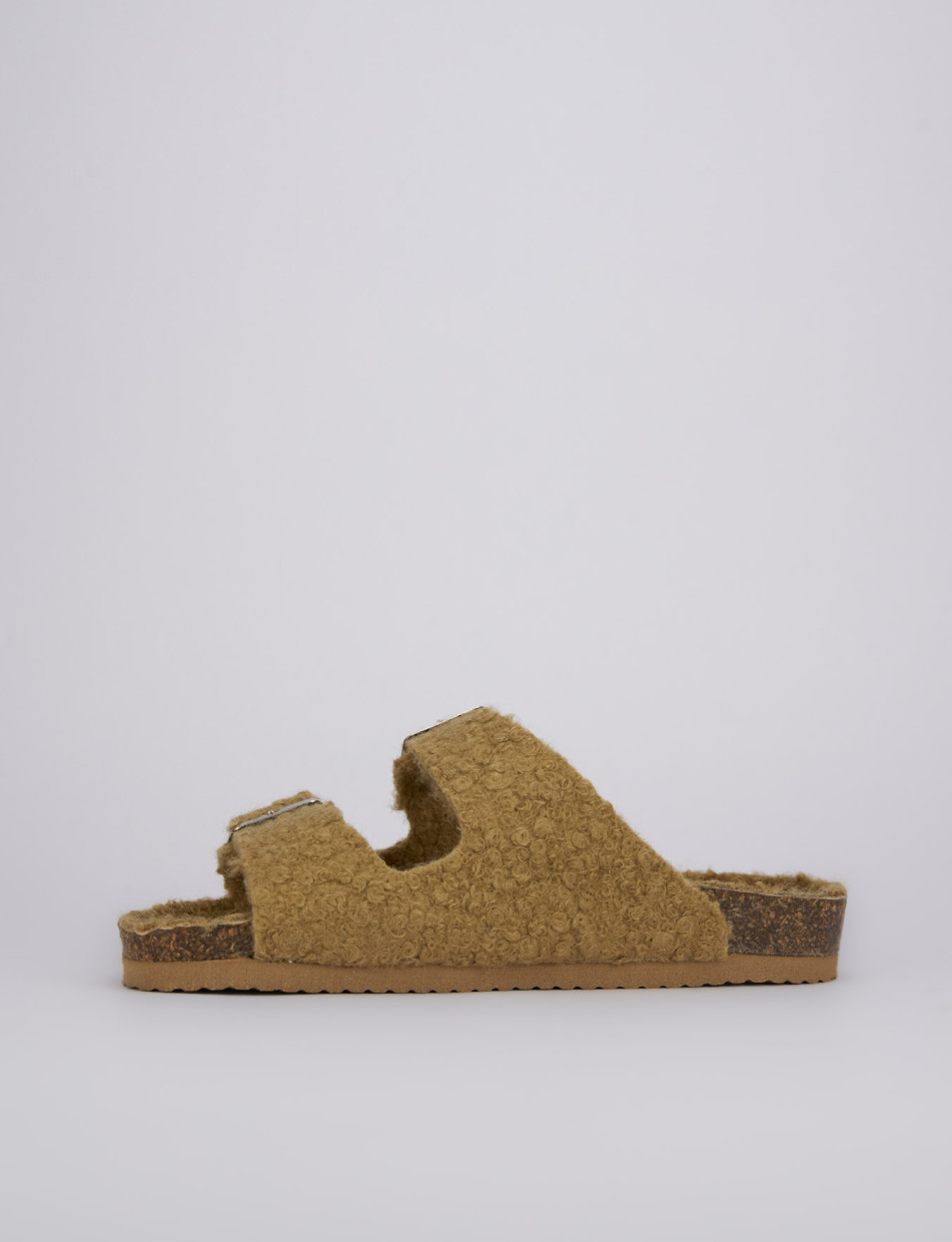 Slippers beige tissue