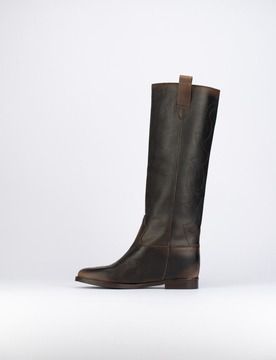 AQUAZZURA Sellier 85 leather knee boots | NET-A-PORTER