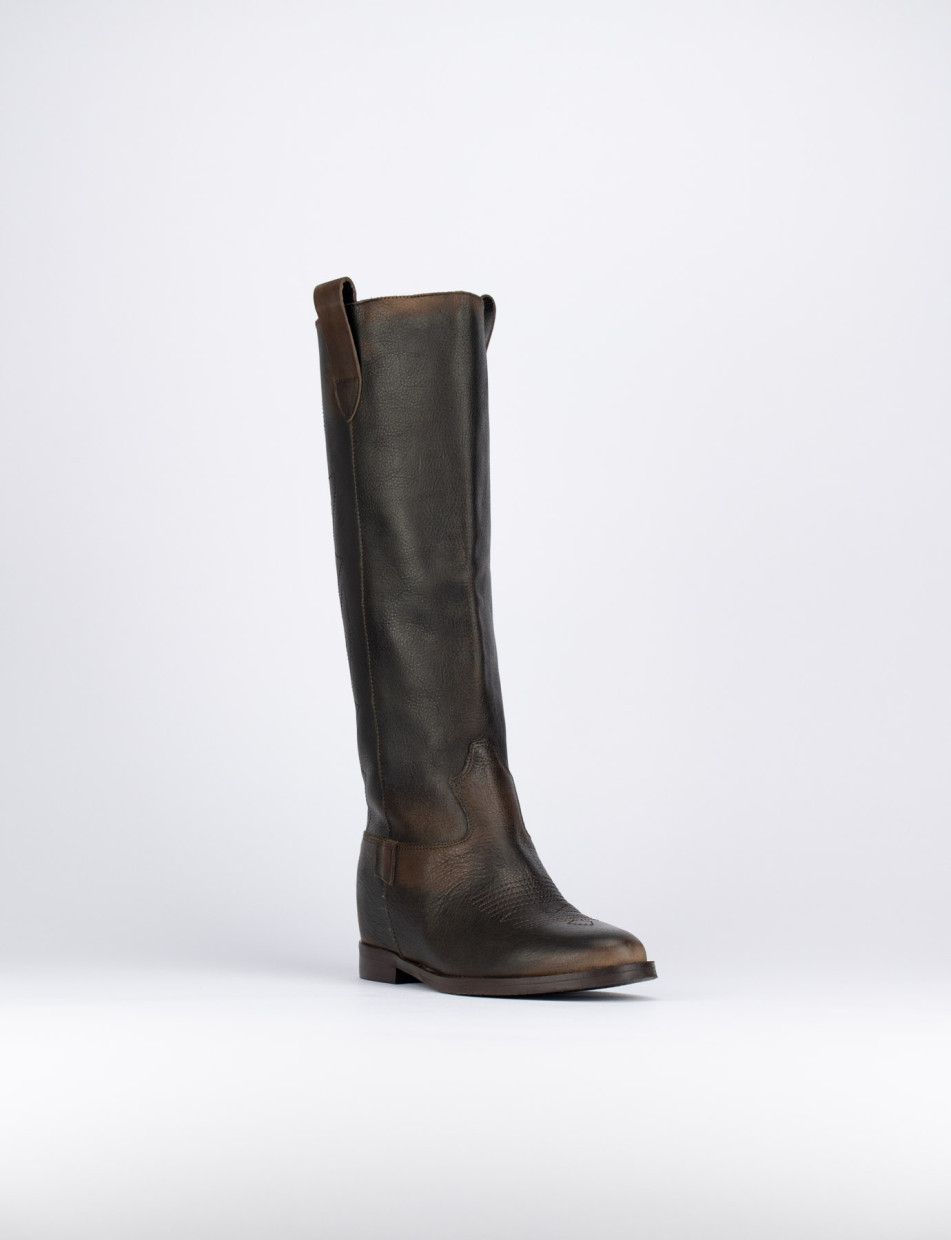 2 inch heel online leather boots