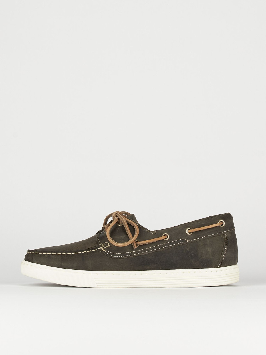 Lace-up shoes grey nabuk