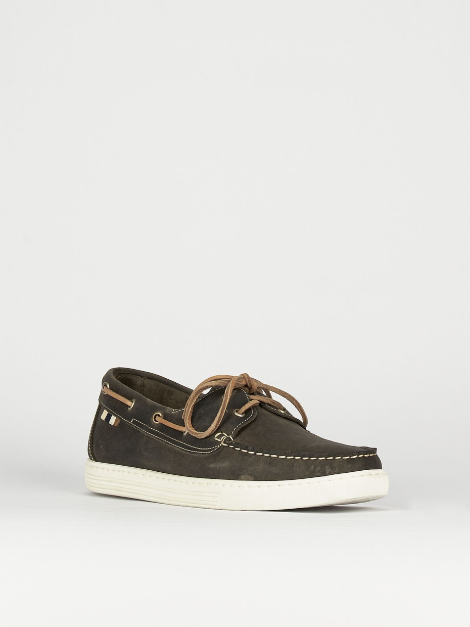 Lace-up shoes grey nabuk