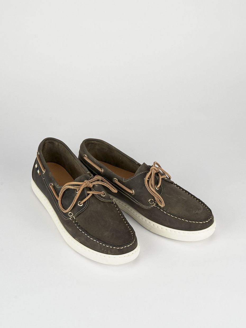 Lace-up shoes grey nabuk
