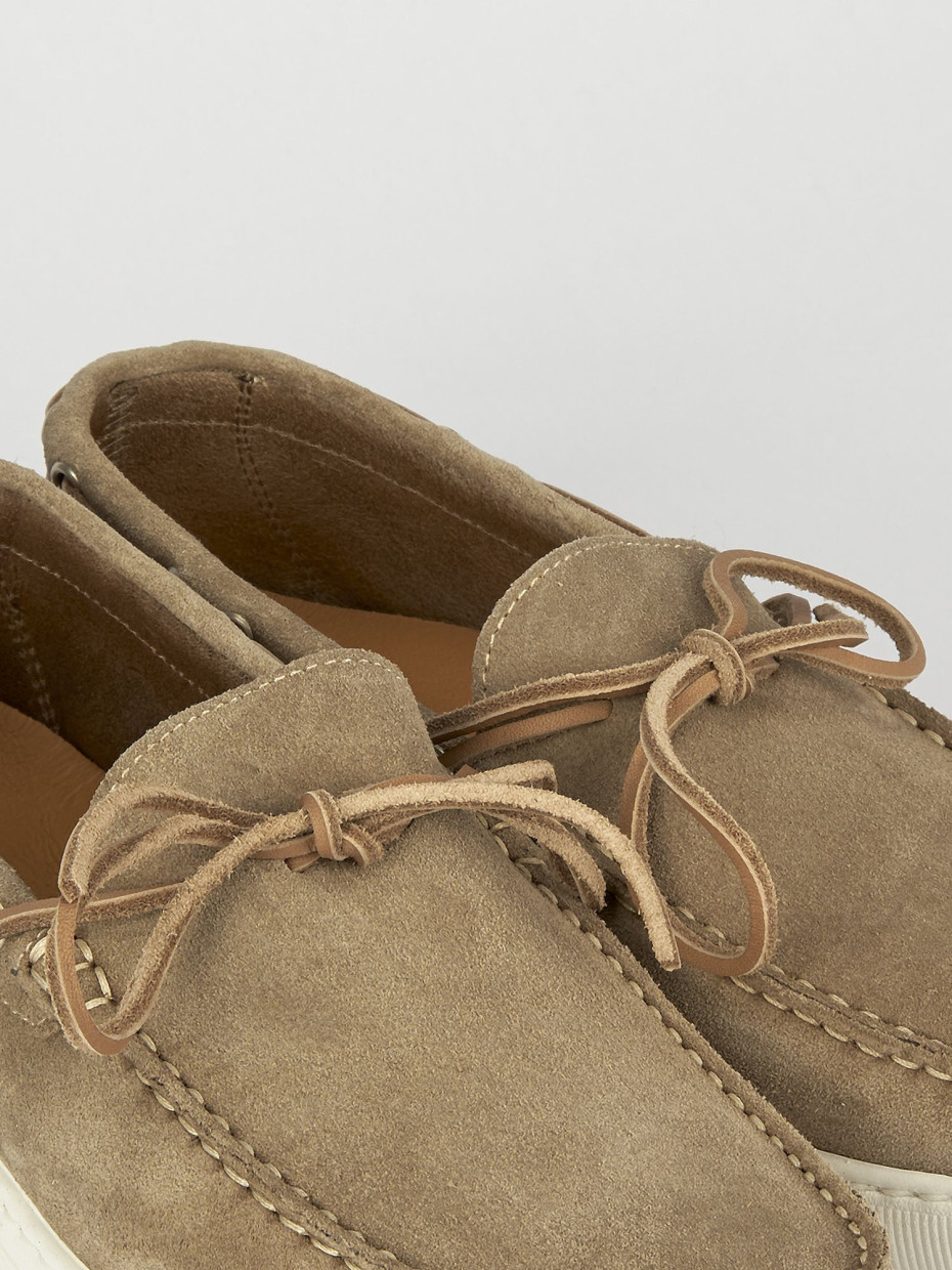 Loafers heel 1 cm beige chamois