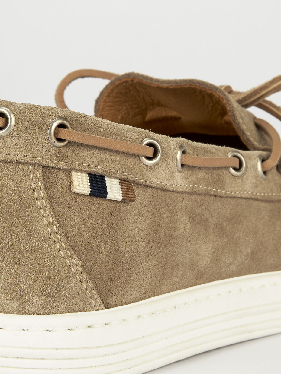 Loafers heel 1 cm beige chamois