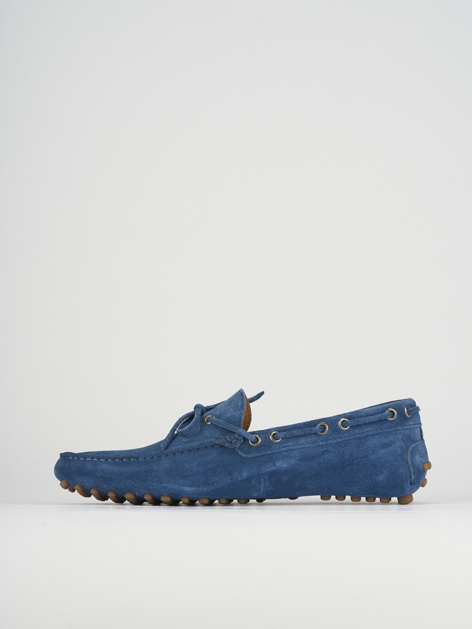 Loafers light blue chamois