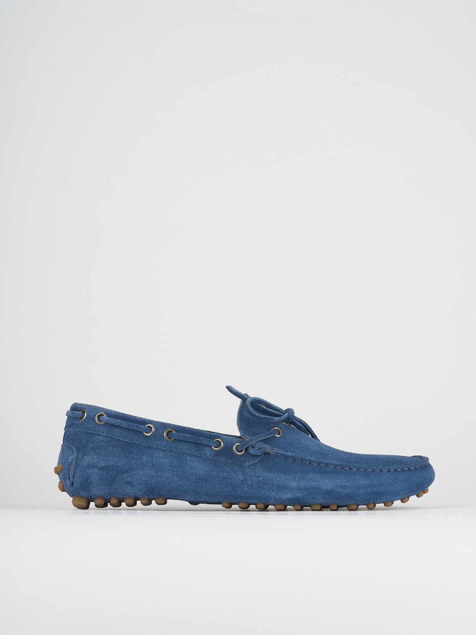 Loafers light blue chamois