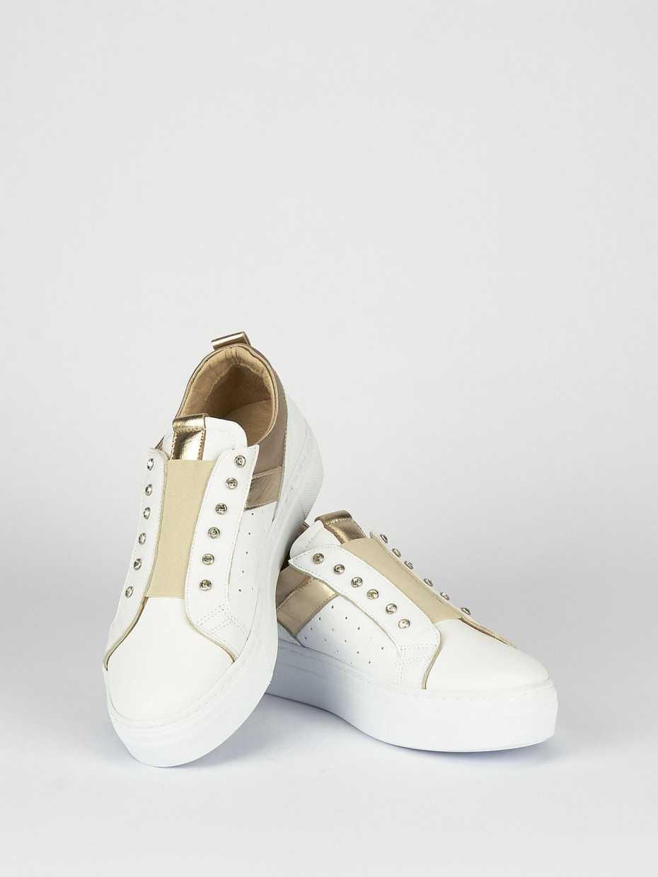 Sneakers white leather