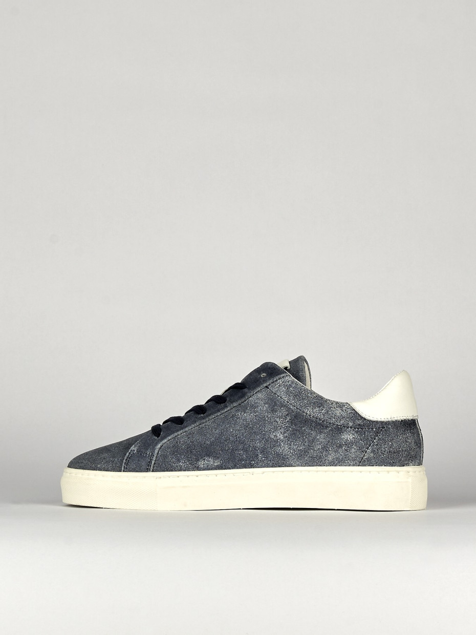 Sneakers blu chamois