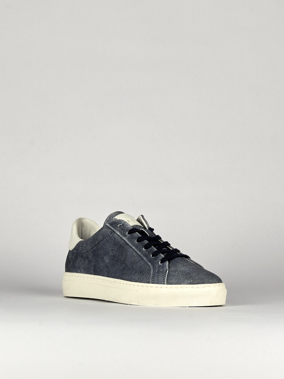 Sneakers blu chamois