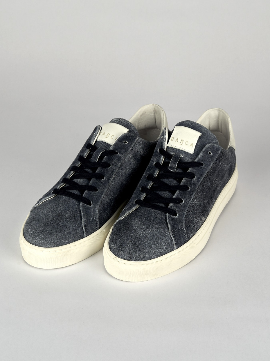 Sneakers blu chamois