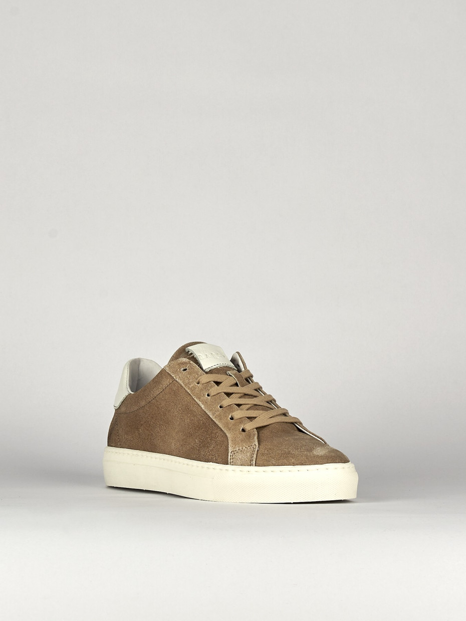 Sneakers camoscio beige