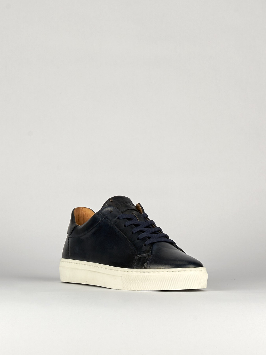 Sneakers blu leather