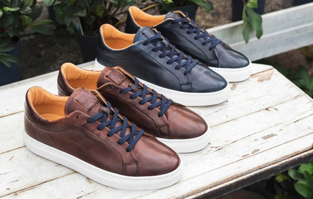 Sneakers brown leather