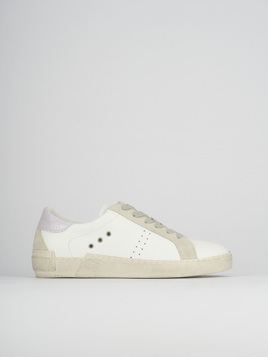 Sneakers pelle bianco