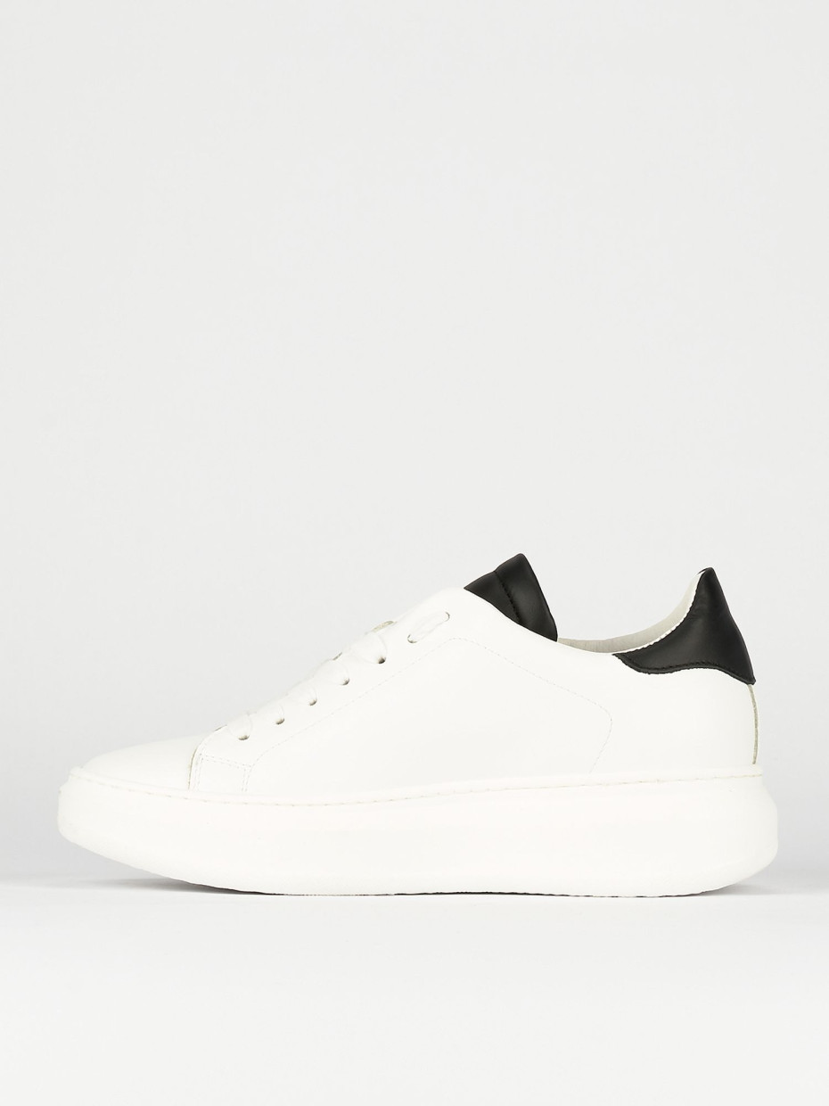 Sneakers pelle bianco