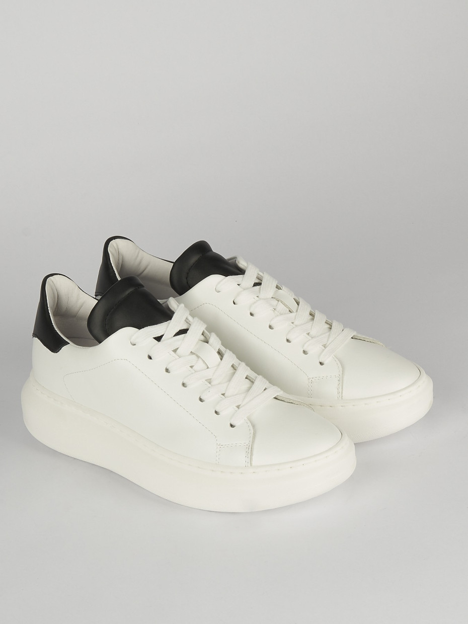 Sneakers pelle bianco