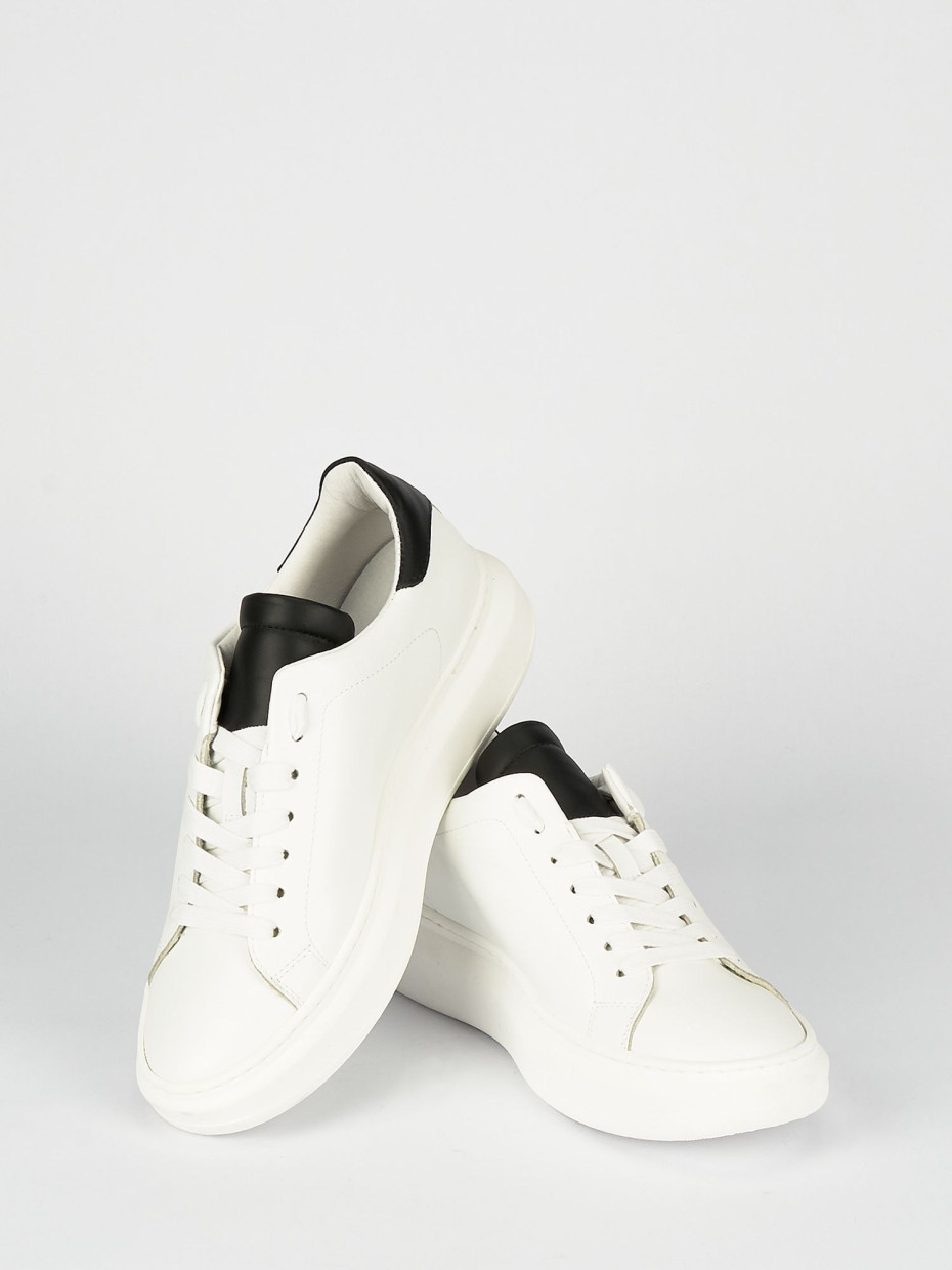 Sneakers pelle bianco