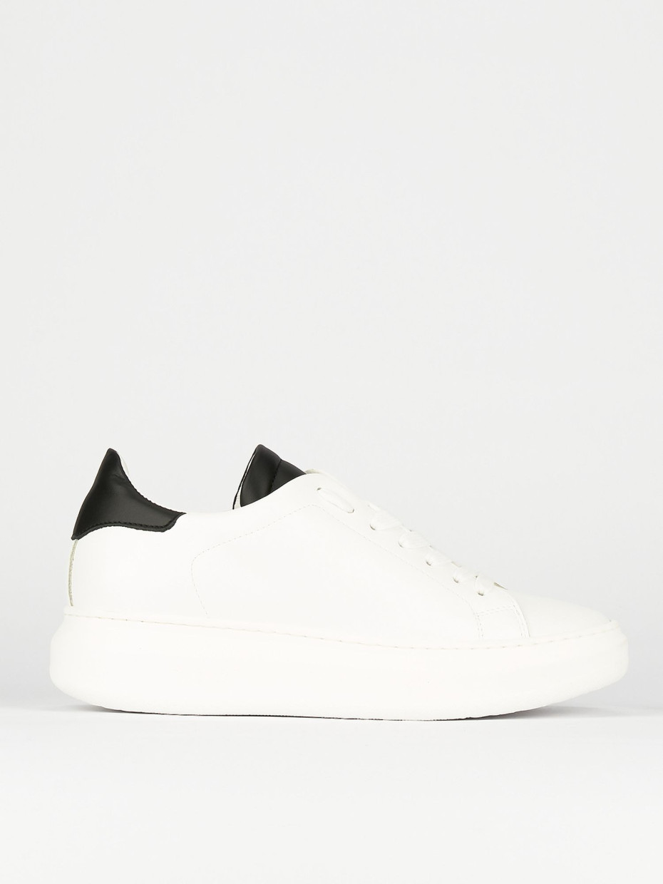 Sneakers pelle bianco