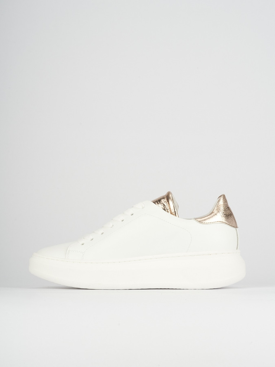 Sneakers pelle bianco