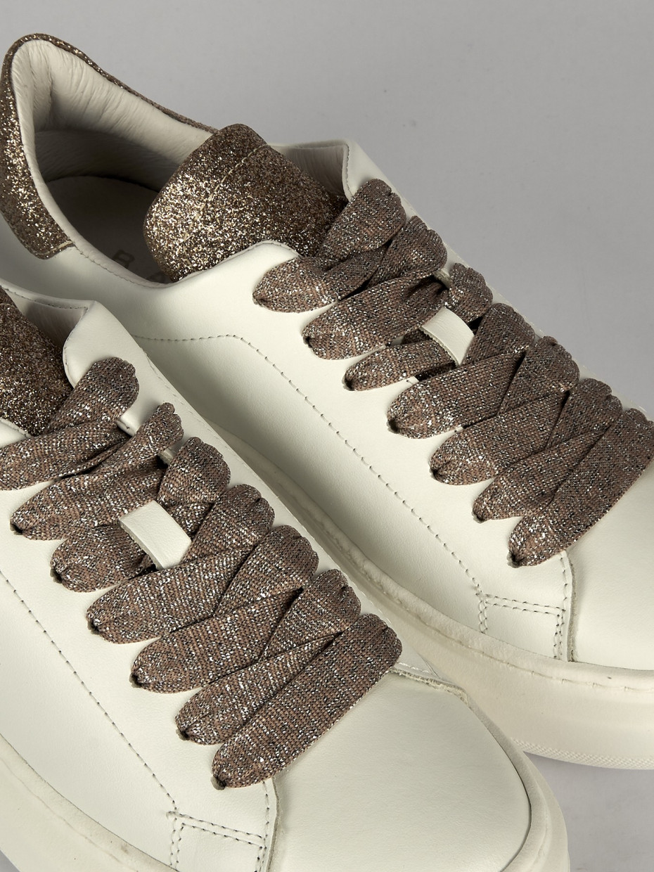 Sneakers pelle bianco