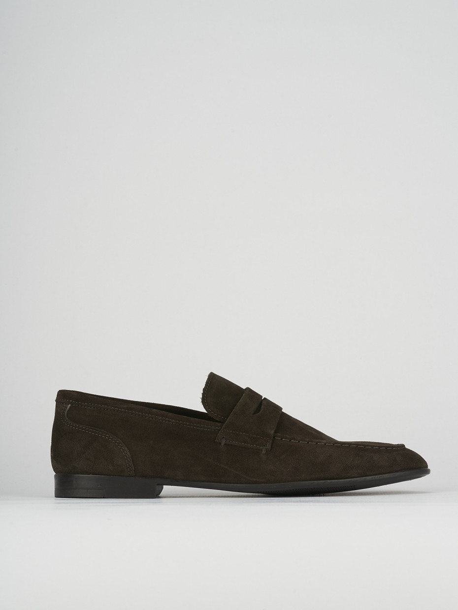 Loafers dark brown chamois