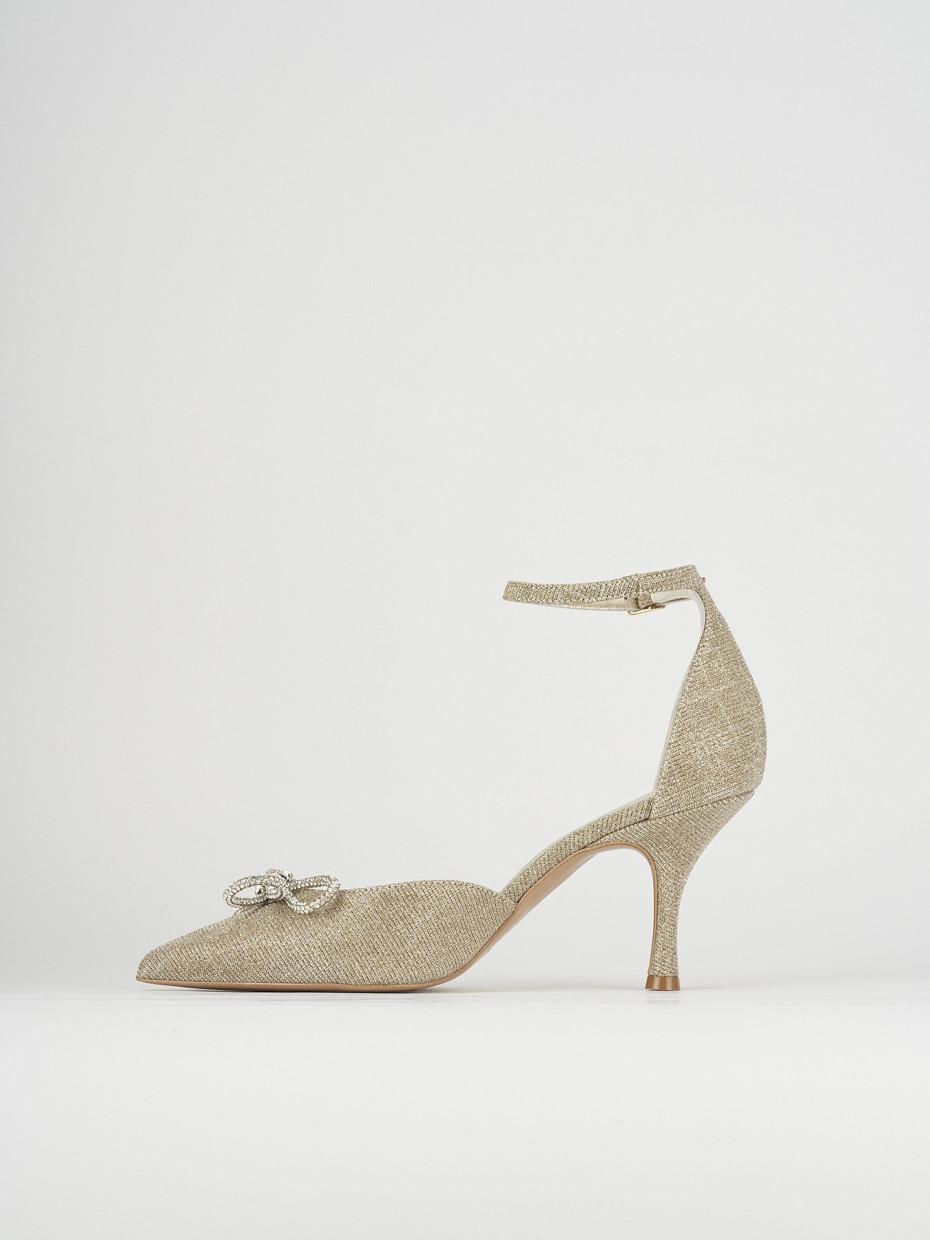 Gold glitter mid heels online