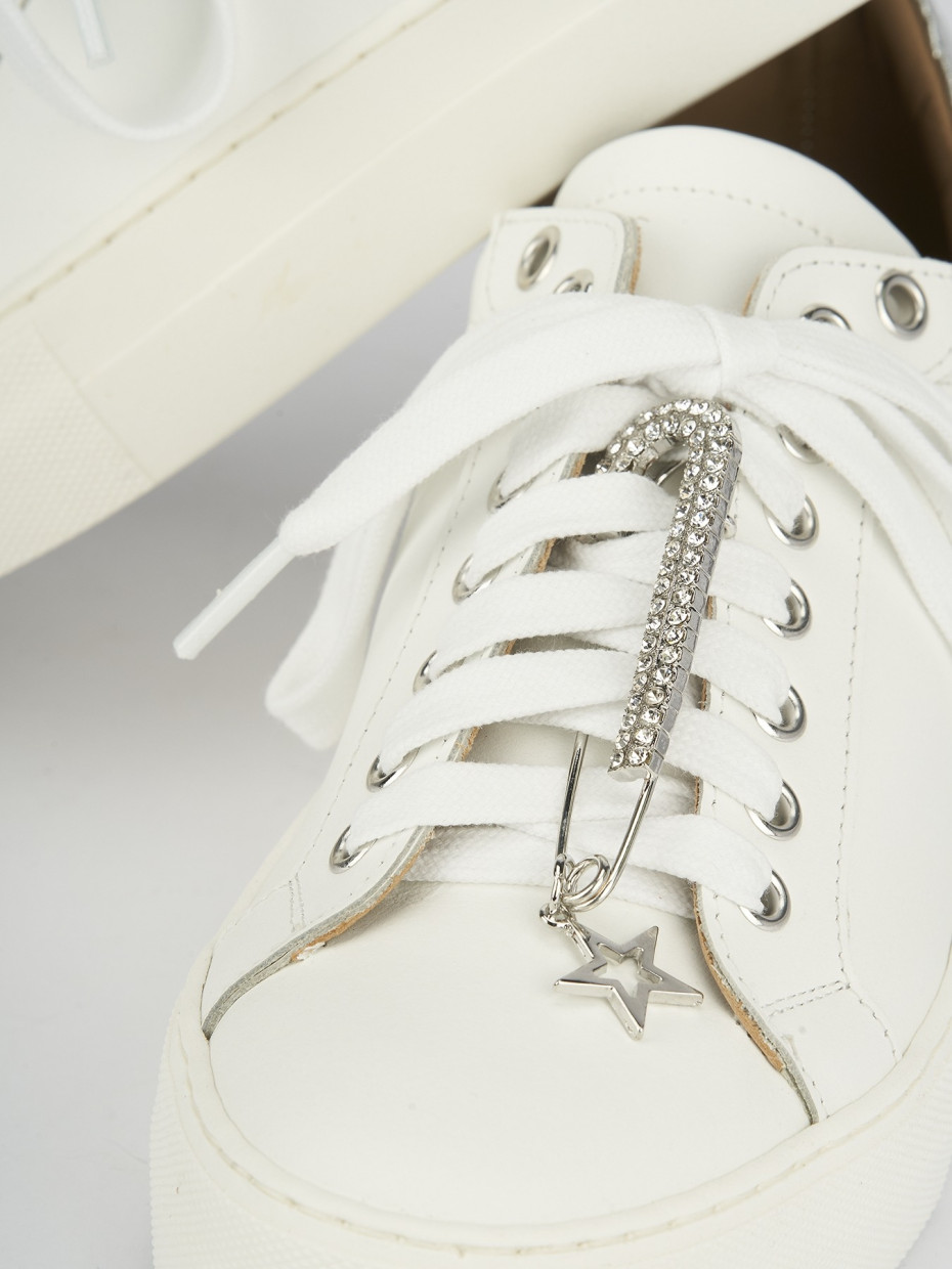 Sneakers pelle bianco