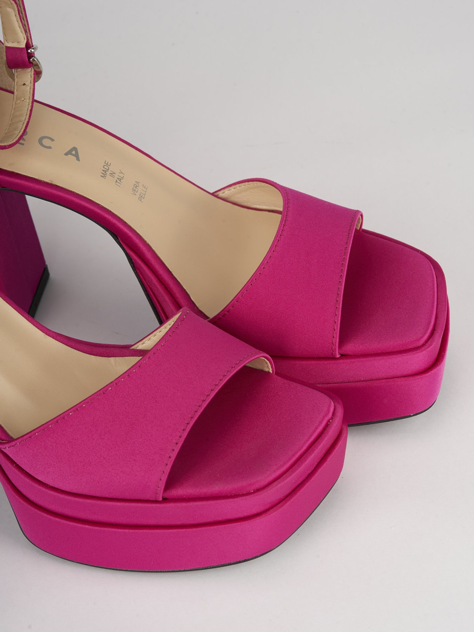 Sandali tacco 11cm pelle rosa