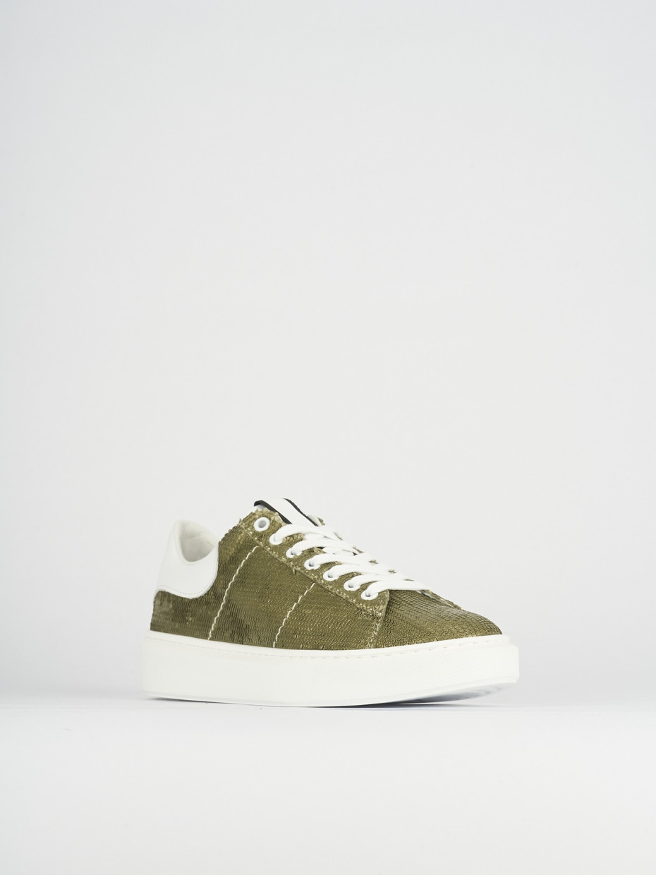 Sneakers pelle verde