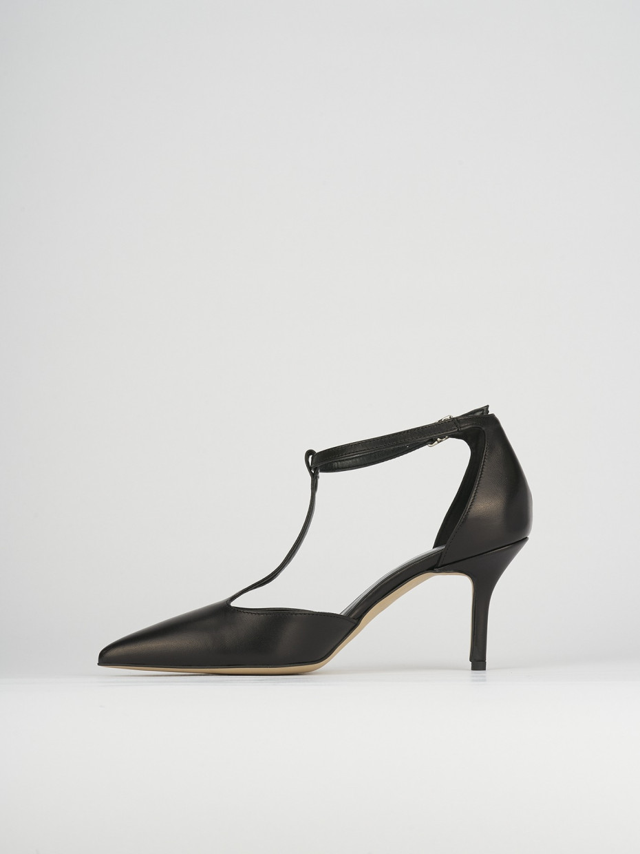 Pumps heel 7 cm black leather