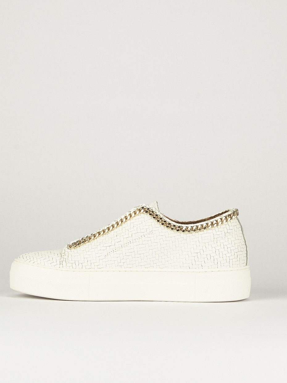 Sneakers white leather