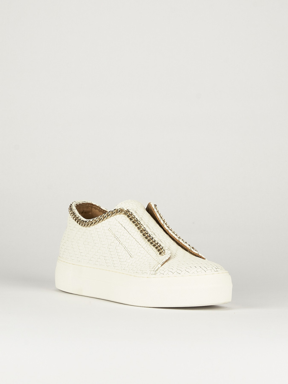 Sneakers pelle bianco