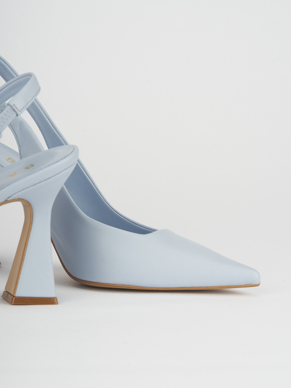 Light blue block heel pumps cheap