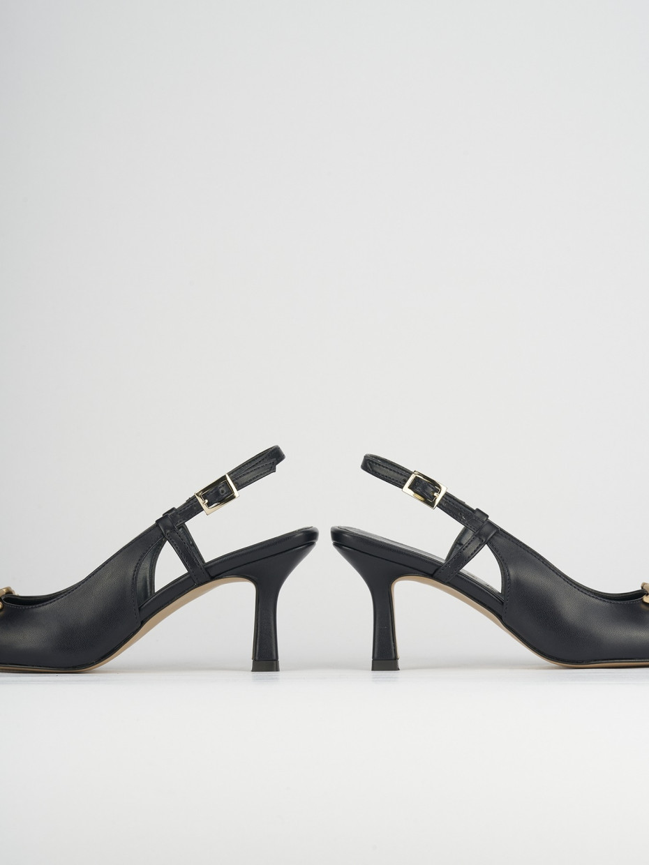 Pumps heel 7 cm blu leather
