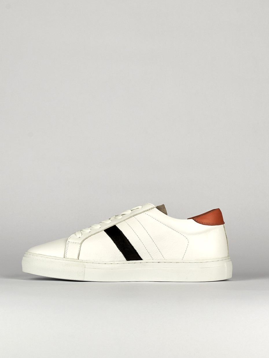 Sneakers pelle bianco