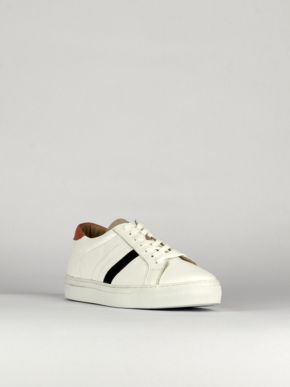 Sneakers pelle bianco