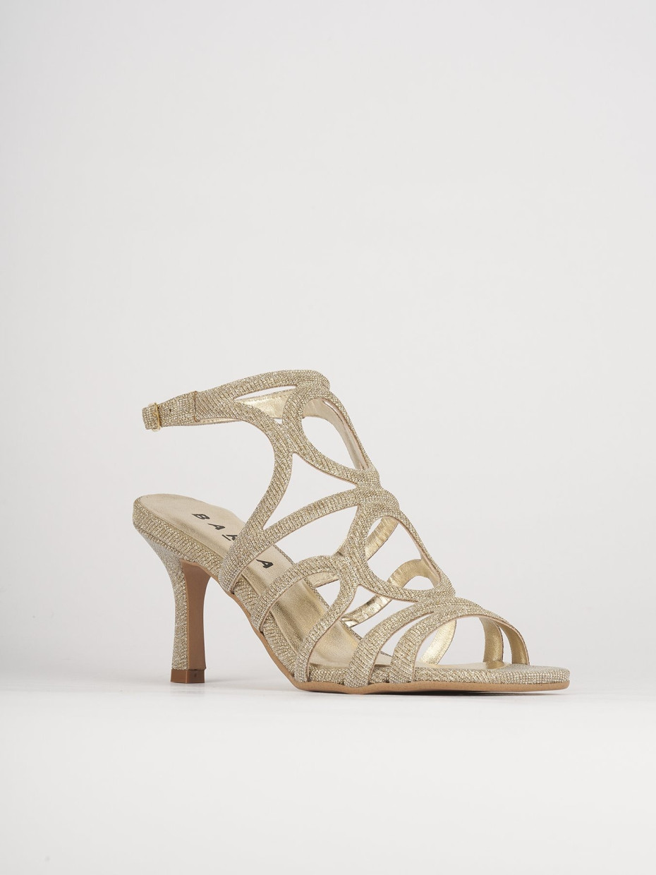 Sandali con discount tacco 6 cm