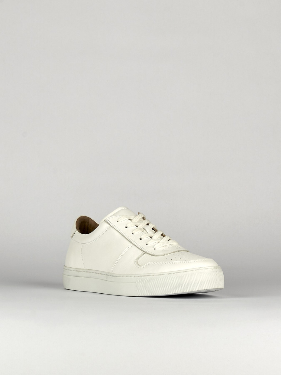 Sneakers pelle bianco