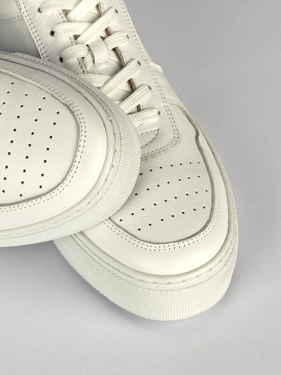 Sneakers pelle bianco