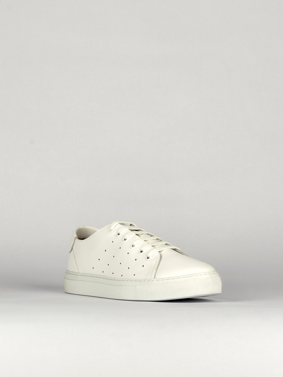 Sneakers pelle bianco