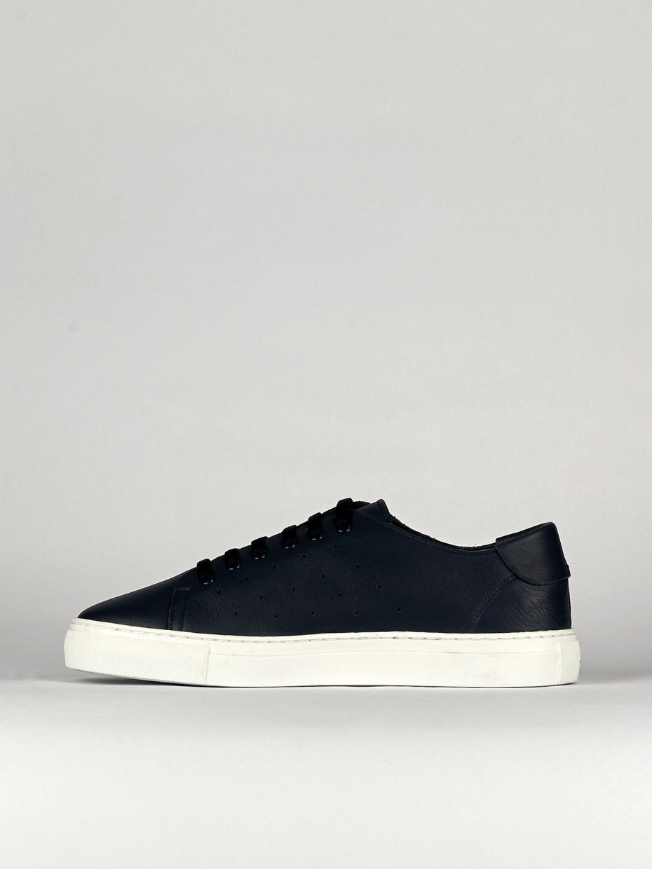 Sneakers blu leather