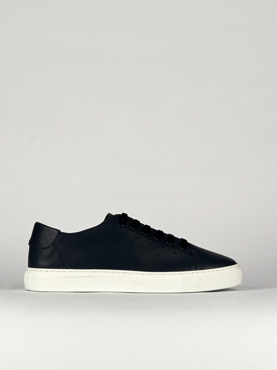 Sneakers blu leather