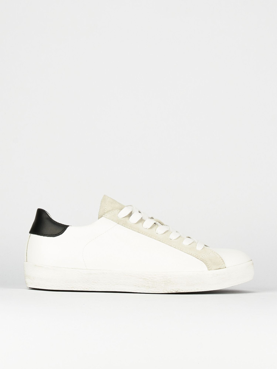 Sneakers pelle bianco