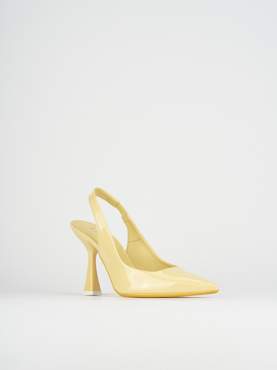 Decollete gialle vernice sales