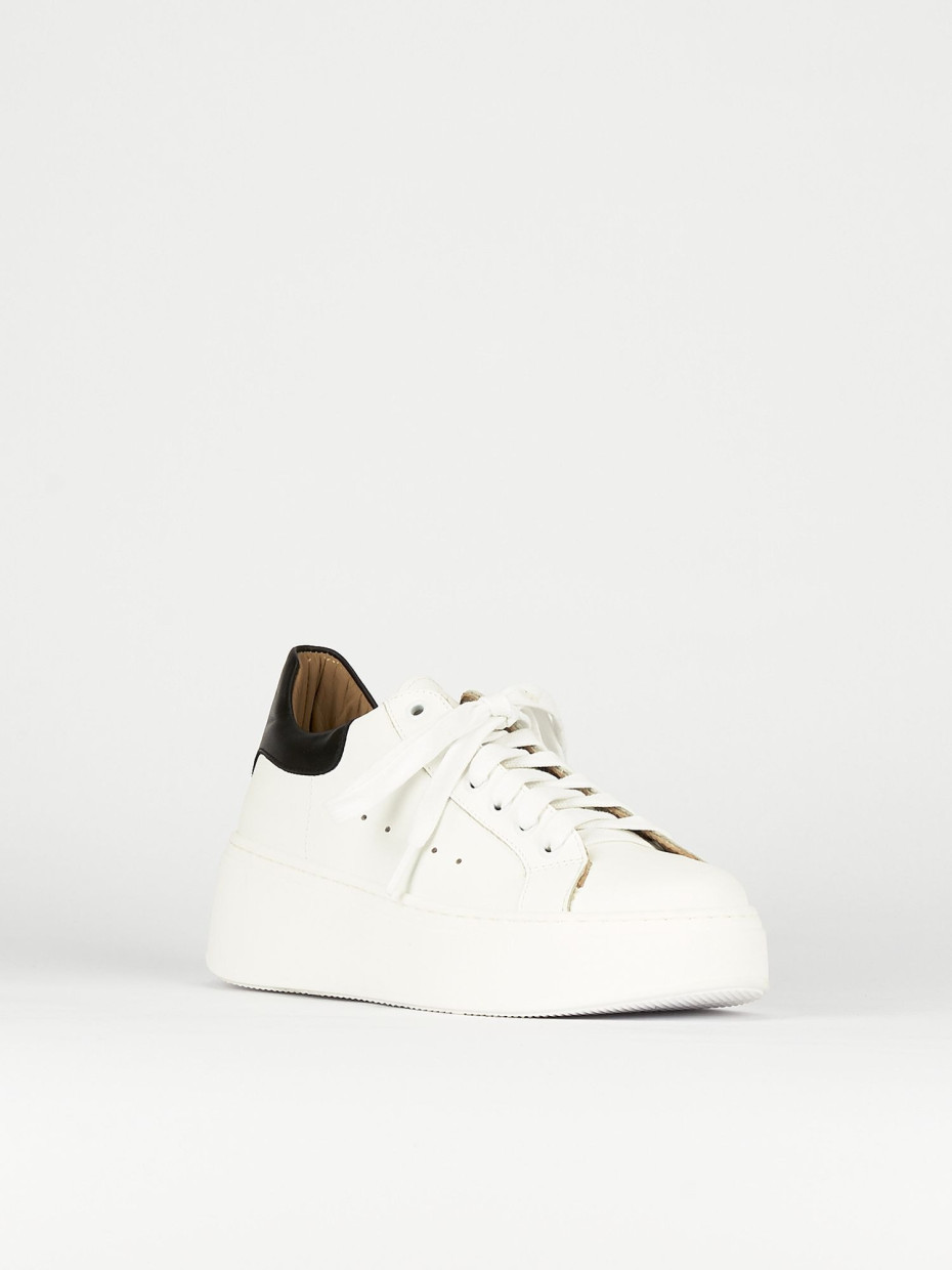 Sneakers pelle bianco