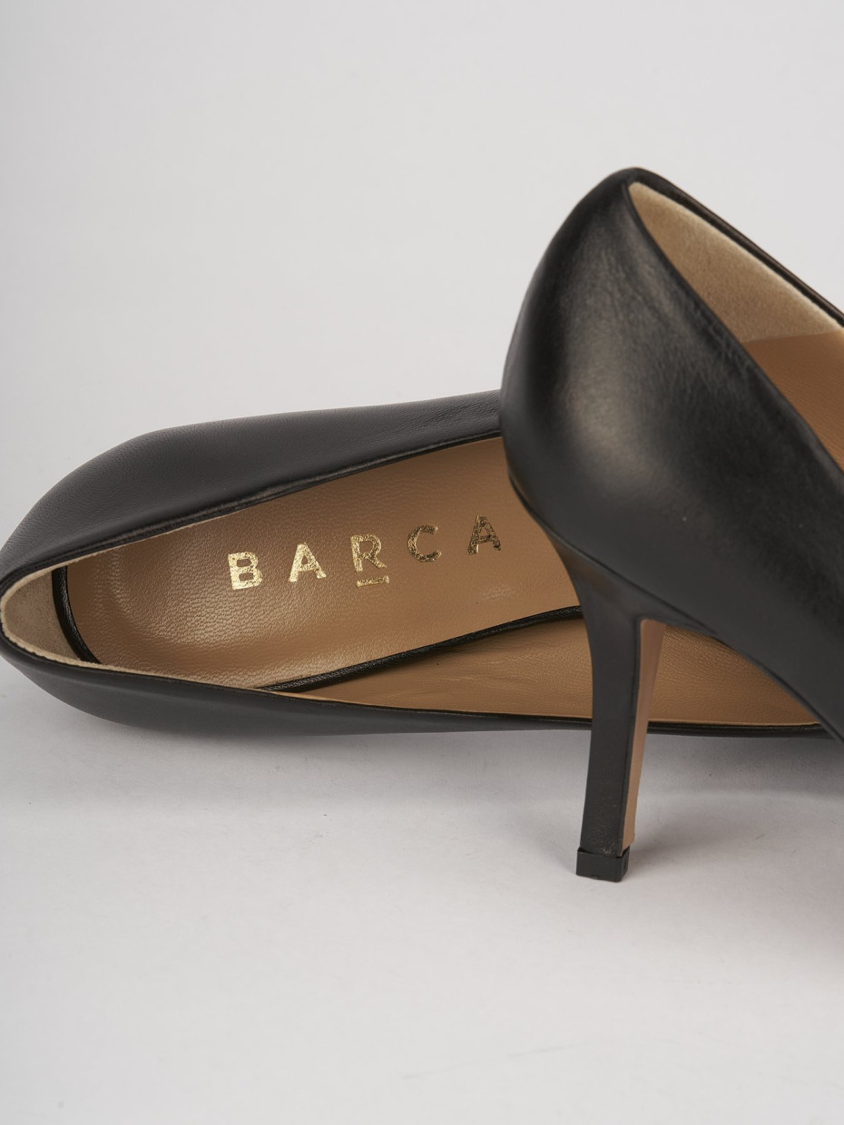 Pumps heel 7 cm black leather
